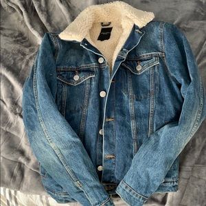 ASOS Sherpa lined denim jacket